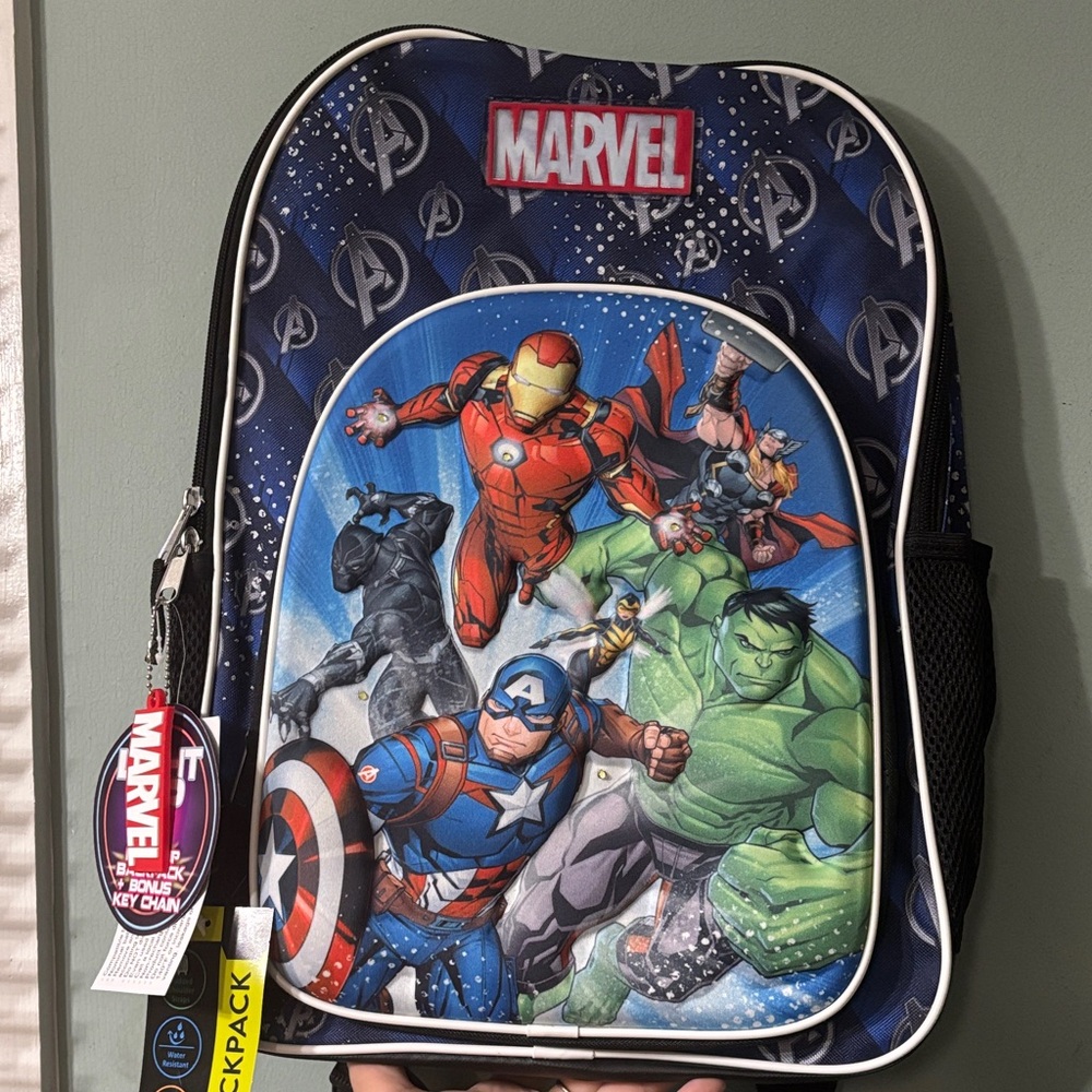 Marvel Heroes Blue Backpack